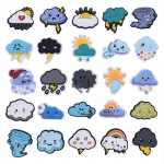 25 tk Weather Cute Emoji seeria PVC kingav&otilde;lusid kingade kaunistamiseks 25pcs