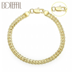 925 h&otilde;bedast 18k kullast k&uuml;lgkettk&auml;ev&otilde;ru 20cm