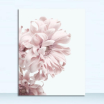 Prindi l&otilde;uend Kunstpilt Lihtsus Seinamaal Skandinaavia kodukaunistus Roosa roosi lilleplakat P&otilde;hjamaade stiilis lilleline botaaniline 21x30 No Frame