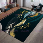 Moodne luksuslik v&auml;rviline sulgede vaipkate elutoa libisemiskindlad vaibad kohvilaua jaoks, esikusse, p&otilde;randamati sisekujundus 120cm x 160cm