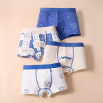 4 tk puuvillane bokser poistele Cartoon Kids Box Boxer lastele alusp&uuml;ksid alusp&uuml;ksid 2-12 a. XL 24-30kg