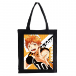 Jaapani anime Oya Oya Oya Haikyuu Karasuno poisid t&uuml;drukud ostukott Teismeliste koolis&uuml;learvuti kott Juhuslik kandekott l&otilde;uendist kott 24*26cm
