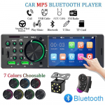 Autoraadio 1 Din 4,1  puuteekraaniga Bluetooth stereo MP5-m&auml;ngija v&auml;rvilise valgusega FM-vastuv&otilde;tja