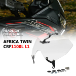 For Honda CRF1100L L1 ​​Twin CRF 1100 L esitulede kaitse, esitulede kaitsekile kaitse esilatern gray