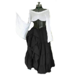 Euroopa keskaegne viktoriaanlik gooti stiilis kuninganna &otilde;htukleit keskaegne renessansiaegne p&auml;kapikkprintsess Lolita peokleit naised tantsivad retro cosplay kost&uuml;&uuml;m XXXXXL must