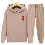 Meeste naiste kapuutsid dressid Jogger Mood kapuutside komplekt Q Print Meeste jooksukomplekt Spordir&otilde;ivad Jogger meeste &uuml;likond S
