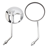 10 mm universaalne mootorratas, 10 mm kroomitud k&uuml;lgvaate tahavaate peegel CB11003C white