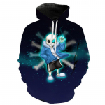 Undertale 3D-printidega kapuutsid M&auml;ng Stiil Skull Sans Kapuutsiga dressipluus Mehed Naiste Mood kapuuts Pullover Lapsed Poiss T&uuml;druk Hip-hop mantlid S
