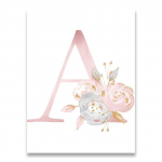 Beebiplakat Isikup&auml;rastatud t&uuml;druku nimi Kohandatud maal Loomaplakat Lasteaed 21cm&times;30cm NoFrame