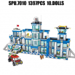 Ql0200 1397tk linna politseijaoskonna auto helikopter, mootorratas, 10 nukku, relv poiss, ehitusplokk m&auml;nguasi