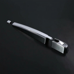 3TK ABS kroomitud auto tagaklaasipuhasti katte trimmi kleebis litrite kaunistus auto lisatarvikud BMW X3 G01 jaoks 3pcs-Silver