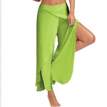 Uued naiste Palazzo Boho laia s&auml;&auml;rega p&uuml;ksid, lahtised &scaron;ifoonist seelik, laienevad joogap&uuml;ksid, suur suurus 5XL XXXXXL valge