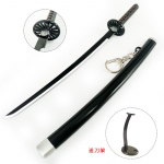 22 cm ohutus Kimetsu no Yaiba sulamist m&otilde;&otilde;k relv deemoni tapja Cosplay Kochou Shinobu samurai m&otilde;&otilde;k Katana ninja nuga Espada rekvisiidi lava rekvisiidid 22cm