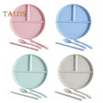 1 komplekt jagatud taldrikud Purustamatute portsjonite kontroll Jagatud toidutaldrikud Korduvkasutatavad piknikutaldrikud Mikrolaineahjus n&otilde;udepesumasinas pestavad n&otilde;ud t&auml;iskasvanutele Sets