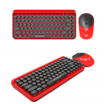 Punk Retro 2,4g juhtmeta klaviatuuri hiir kombineeritud komplekt Dpi Reguleeritav naistele Arvutikontor Kodu Moes&otilde;bra kingitus Daamile