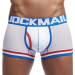Bokserp&uuml;ksid JOCKMAIL br&auml;ndi meeste aluspesu hingav nailonv&otilde;rgust splaissitud pehmest puuvillast alusp&uuml;ksid madala v&ouml;&ouml;kohaga sportlikud meeste kohvrid M