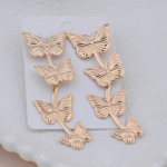 Mitmekihilised liblikas k&otilde;rvar&otilde;ngad naistele Mood Temperament Statement K&otilde;rvar&otilde;ngad Printsessi stiil Trendikas k&otilde;rvaehted Naiste aksessuaarid kuld