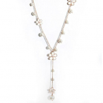 Elegantne Faux Pearls lillega kampsun kett pikk kaelakee seltskonnadaami ehted