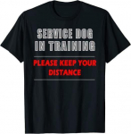 Teeninduskoer koolitusel Dog Handler ja Trainer Unisex T-s&auml;rk S