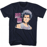 Billy Idol Idol Soft Clouds Navy Unisex T-s&auml;rk S