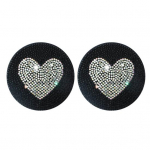 1 paar Bling Rhinestones Decor Car Cupi hoidik Katusealused Armsad K&auml;pa-s&uuml;damemustrilised Auto Cup Alusealused Autotarvikud Catlike must