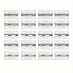 50 tk Pisike mini v&auml;ike metallist hinge 1/12 maja jaoks miniatuurse kapi m&ouml;&ouml;bli liitmikud kappide jaoks 10 x 8 mm koduriistvara 50pcs