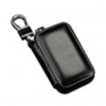 Stiilne ehtsast nahast puldiga &uuml;mbris, auto v&otilde;tmehoidja kate T&otilde;mblukuga kotikaitse must