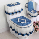 3tk/komplekt, pitstikandid, eemaldatav WC-poti kate, tolmukindel pehme WC-istme r&otilde;ngas padi kodukaunistus tualettruumi kate 3pcs