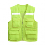 Mitmetaskuline v&otilde;rk&otilde;mblustega lukuga vest-jakk v&auml;lifotograafile, kalastamiseks, helkurvest-jakk 4XL