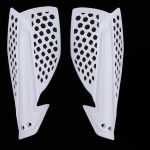 Pair ABS Motorcycle Hand Guard 7/8  Handlebar Falling , White, as described