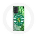 Portugali rohelise taustaga &uuml;mbris Samsung Galaxy A32 4G scp jaoks