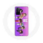 &Uuml;mbris Xiaomi Redmi Note 11s 5G BTS TinyTAN animatsiooniplakatile RM Jin Suga J-Hope Jimin Jungkook ja V Mic Drop Dance