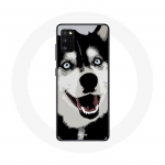 &Uuml;mbris Samsung Galaxy S20 pluss Siberian Husky Blue Eyes jaoks