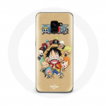 &Uuml;mbris Samsung Galaxy A8 Plus One piece Manga Straw Hat Pirates jaoks