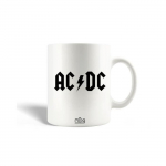 Mug en C&eacute;ramique AC/DC Logo Noir Classiques du rock 1977