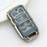 4 nupuga TPU autov&otilde;tme &uuml;mbrise kaane &uuml;mbrispult KIA Cadenza K9 K7 K-04 Sorento K900 K7 v&otilde;ti 2013 jaoks valge