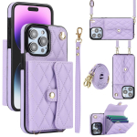 Crossbody Lanyard nahast rahakotikaardi telefoni&uuml;mbris iPhone 15 14 Plus 13 12 11 XS Max XR X SE 2022 8 7 rahakoti &uuml;mberp&ouml;&ouml;ratava aluse kate jaoks iPhone 7/8/SE 2020 must