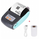 PT-210 Kaasaskantav termiline kviitungiprinter 58mm Bluetooth POS Mobiilne printer Arveprindiprinterid jaekauplustele restoranidele Blue Printer