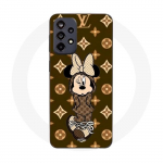 Coque Maniacase pour Samsung Galaxy A33 5g minnie Disney Lv marron