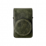 Digikaamera kaitse&uuml;mbris PU-nahast kaamera hoiukott koos eemaldatava &otilde;larihmaga roheline