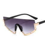 Retro &auml;&auml;risteta p&auml;ikeseprillid Naiste Luksuslikud poolraamiga meeste ruudukujulised p&auml;ikeseprillid polariseerimata prillid