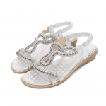 Naiste sandaalid Uued lamedad moekivist kivist suvesandaalid Naiste kingad &Uuml;hev&auml;rvilised vabaajakingad Suvekingad Avatud ninakingad Naine 42