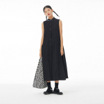 Suvekleit Temperament originaalne puuvillasest linasest varrukateta kleit suures suuruses naiste avar kleit One Size must