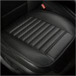 2 TK Autoistmekatted esiistmetele, Hingav nahast polsterduse kaitse, Libisemisvastane juhiiste, Polsterdatud panipaikadega, Universaalne auto must