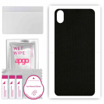apgo Protective Skin Sticker for the back compatible with Xiaomi Redmi 7A, Wrap Film, Foil, Vinyl - Pattern Matrix