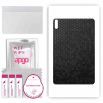 apgo skin sticker film foil vinyl for the BACK compatible with Huawei MatePad 2022 WiFi, scratch-resistant, easy to install - Black Honeycomb