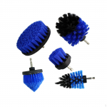 5-osaline puurharja otsiku komplekt, elektriline k&uuml;&uuml;rimispadi, puhastamine, auto interj&ouml;&ouml;ri detailipuhastusharjad sinine