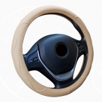 Universaalne auto nahast roolikate libisemisvastane 38cm/15 roolile beež
