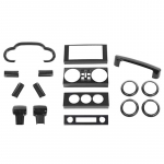 ABS sisemise roolikatte katte armatuurlaua kaunistusraam Jeep Wrangler JK 2007-2010 autotarvikutele