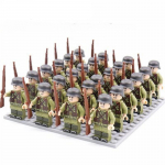 24tk Military Building Doll Troop Square Scene Lastele m&otilde;eldud m&auml;nguasjade komplekt